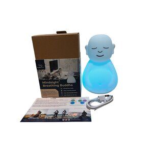 Mindsight Breathing Buddha LED Light-Up Meditation Aid Night Light New Open Box
